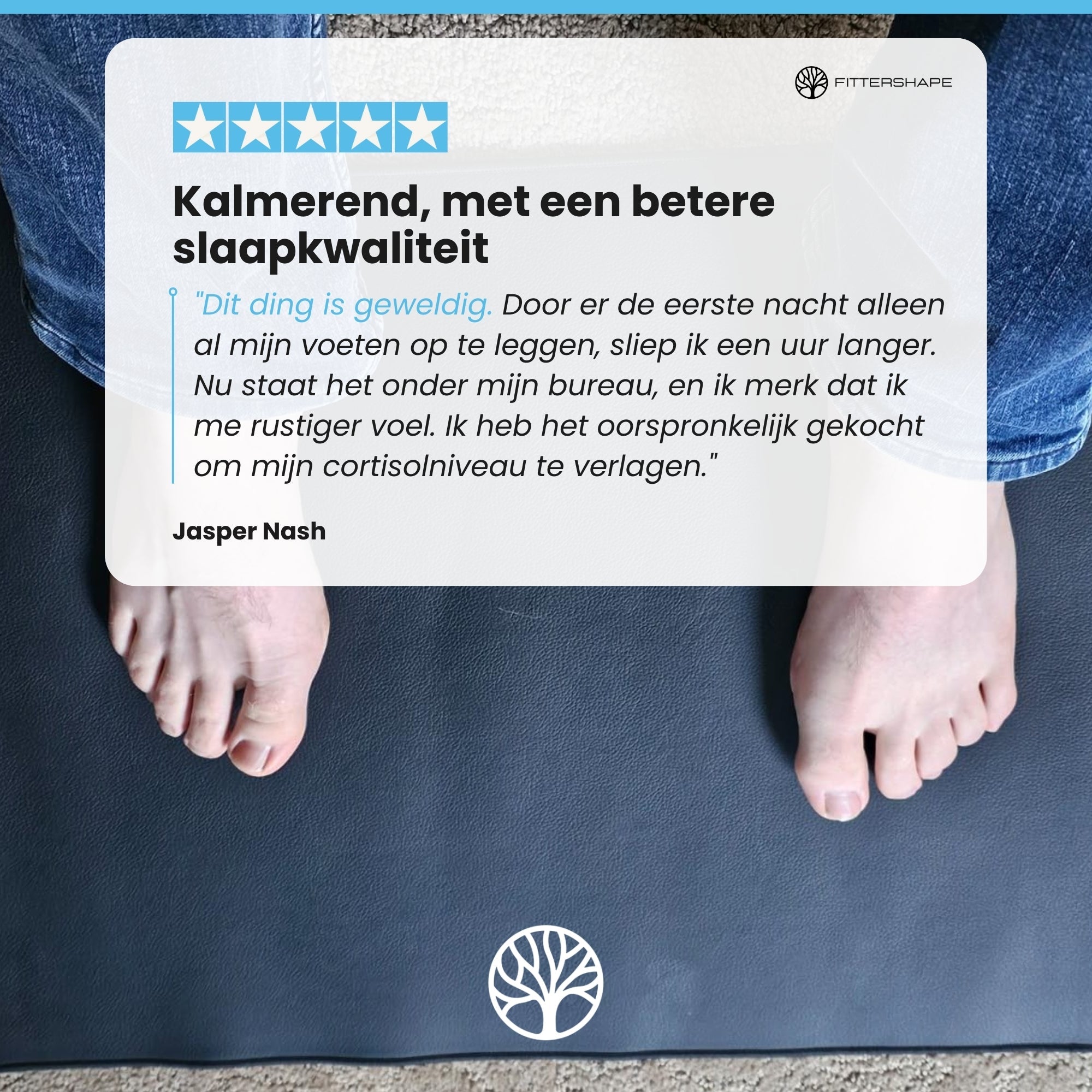 Aardo aardingsmat voor dagelijkse ontspanning en herstel