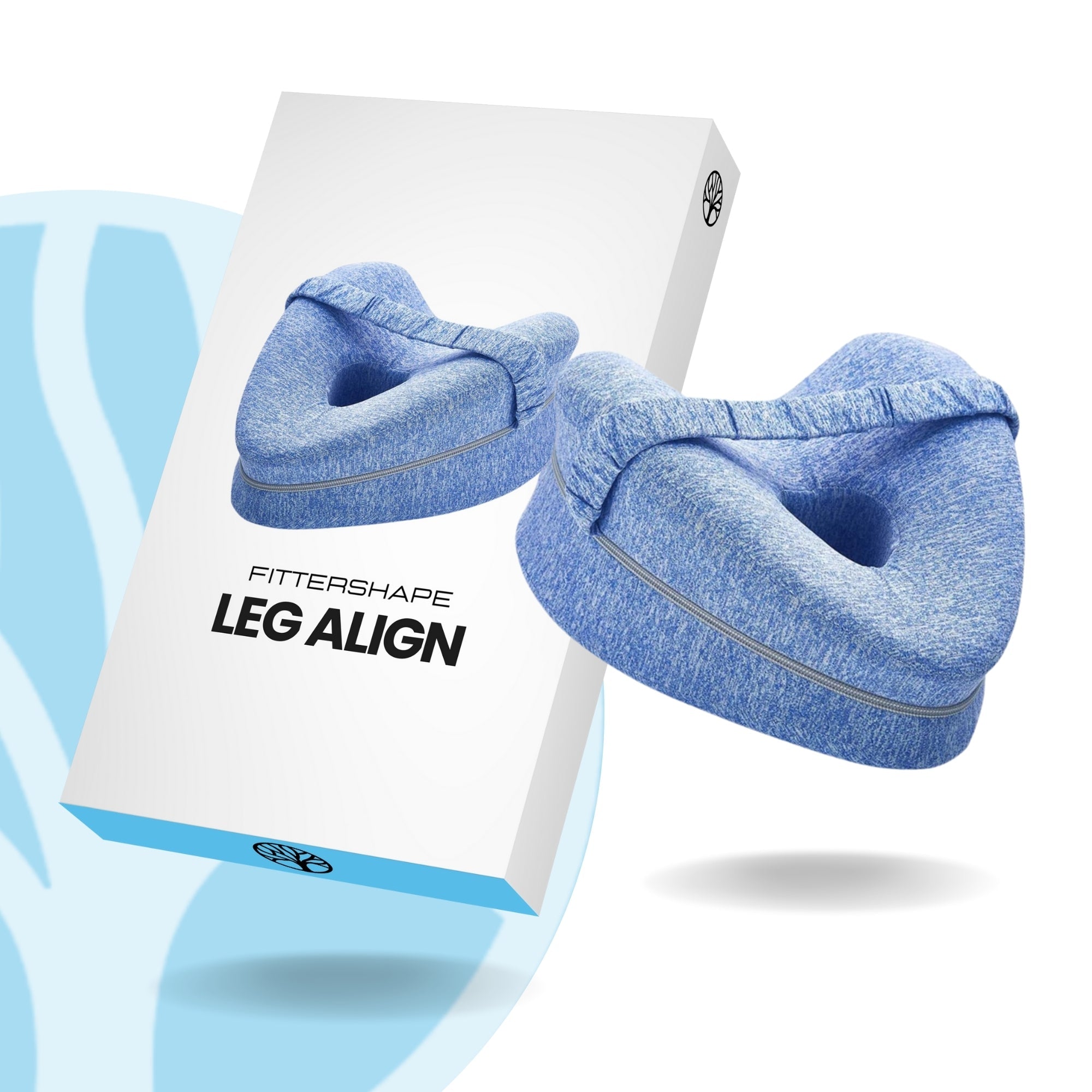 Aligno ergonomisch kniekussen voor zijslapers met memory foam vulling