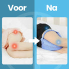 Kniekussen voor ischiaspijn verlichting tijdens slaap
