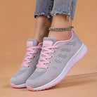 Grijze orthopedische sneakers met ergonomische binnenzool voor dagelijks comfort