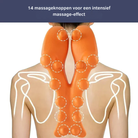 Ergonomische triggerpoint massager voor bovenrug en nek
