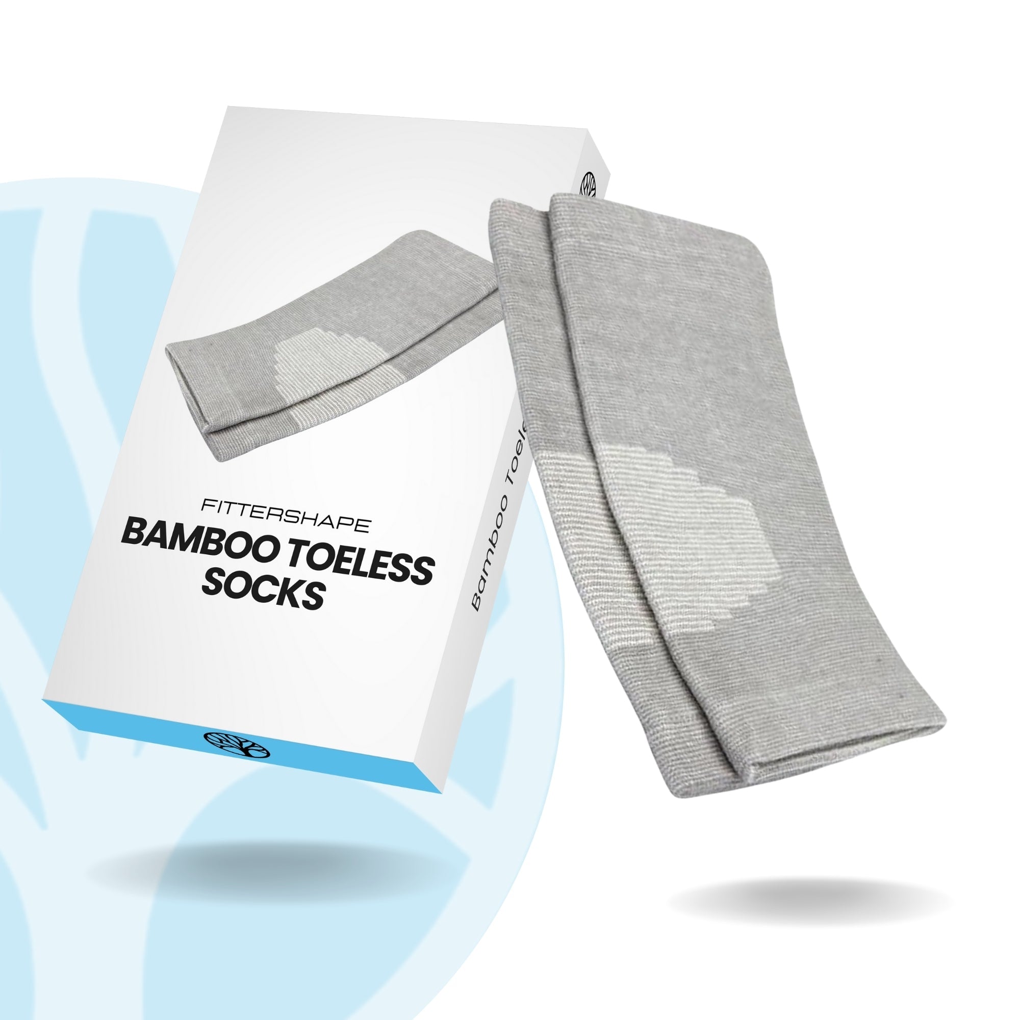 Bamara bamboe teen-open compressiekousen voor voetpijn en hielspoor
