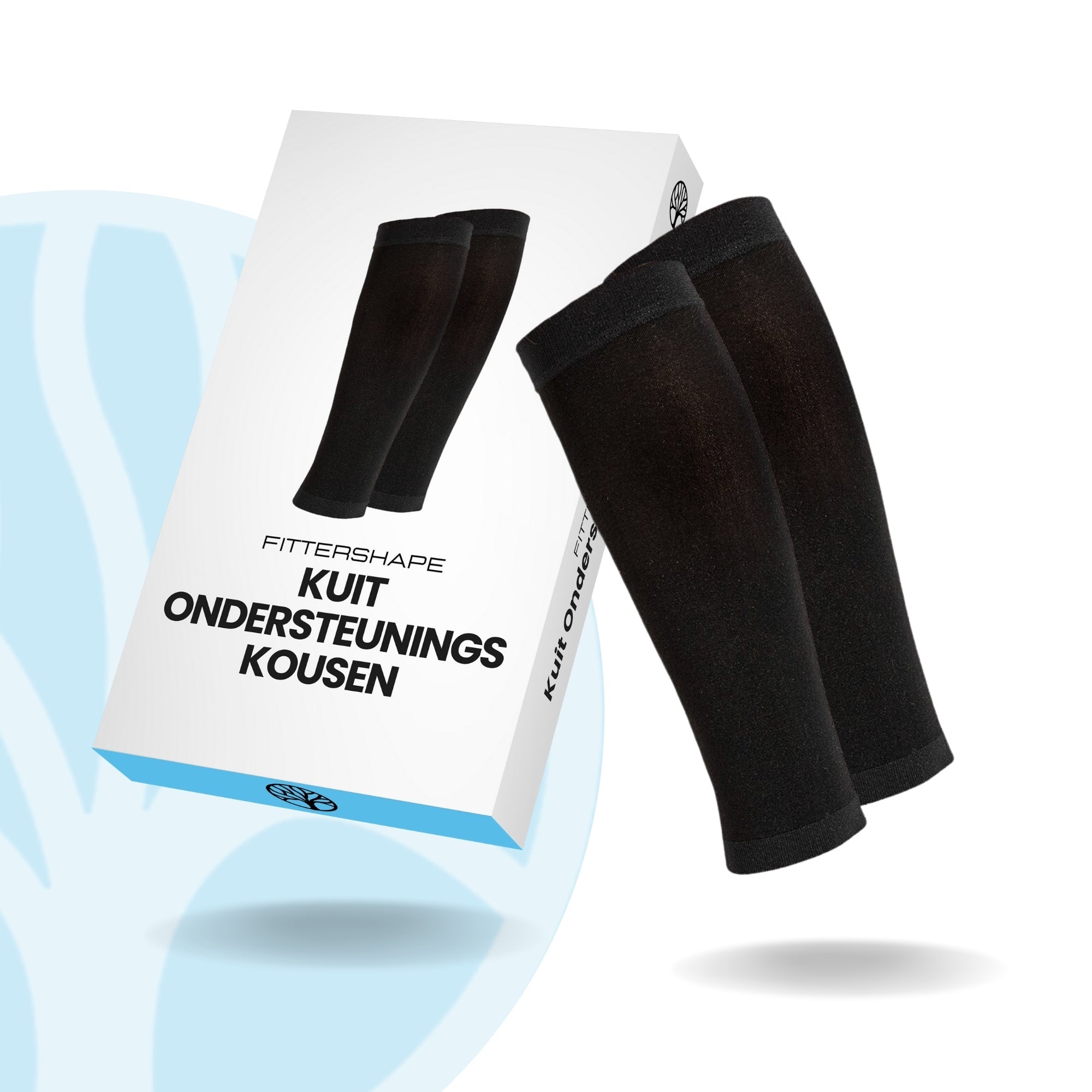Calvo kuit ondersteuningskousen met medische compressie voor spierherstel