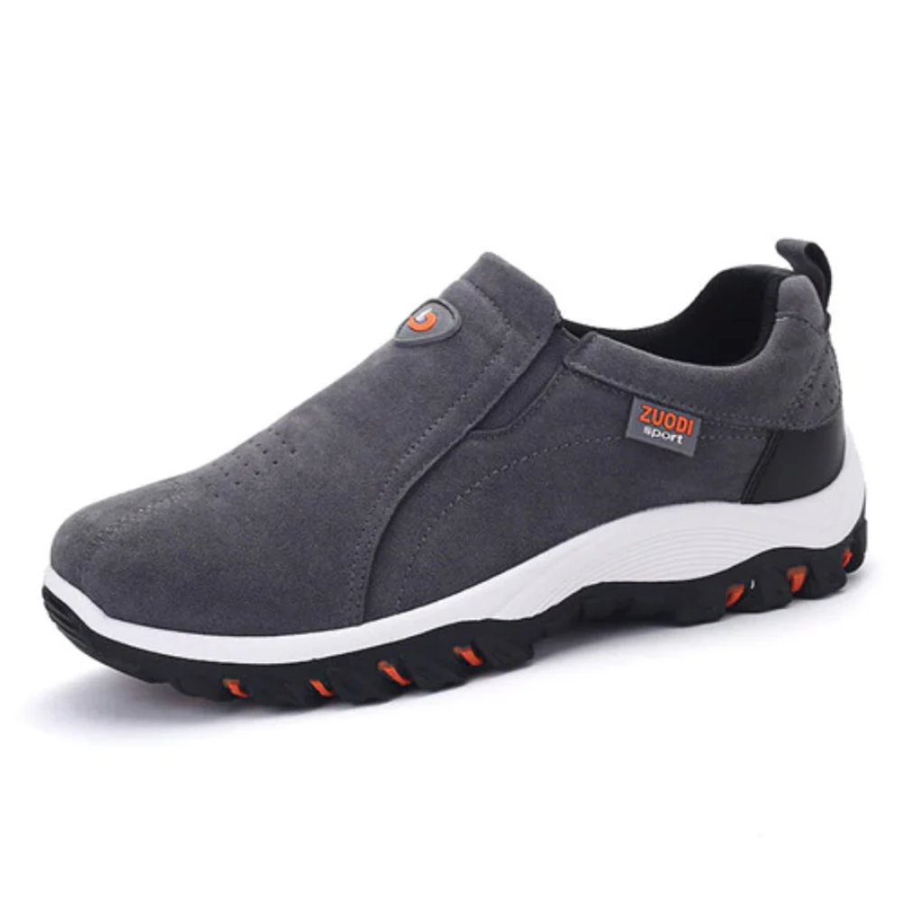 Daan heren wandelschoenen in grijs met antislip zoolprofiel