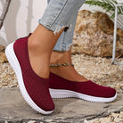 Bovenaanzicht van de Viva sneaker in roze met lichtgewicht materiaal