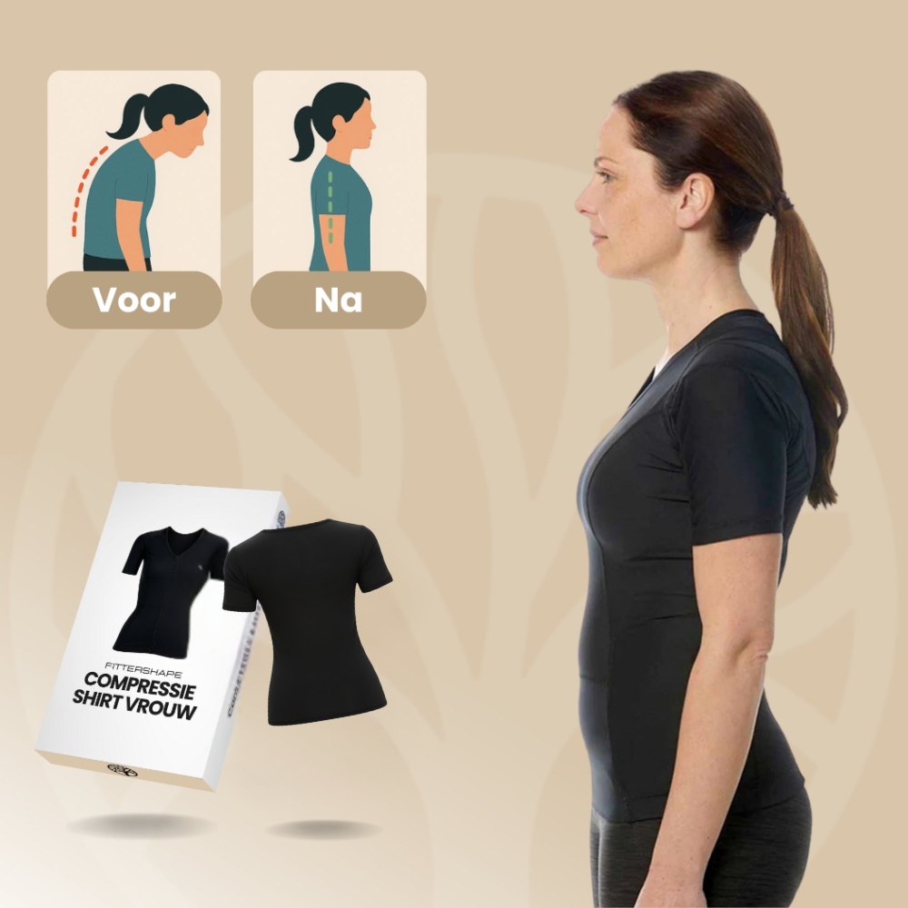 Compressie shirt voor vrouwen nek- en schouderondersteuning