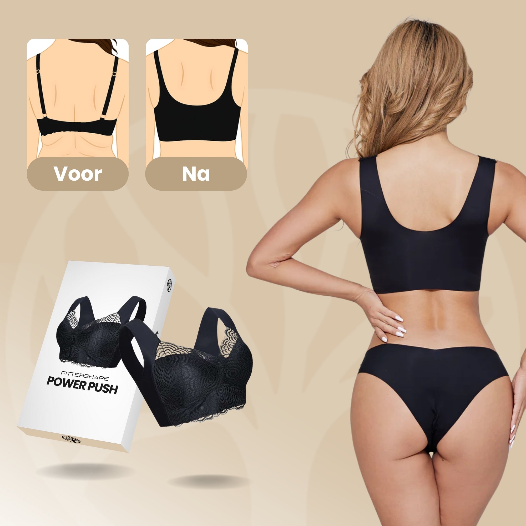 Dames shapewear BH voor betere lichaamshouding