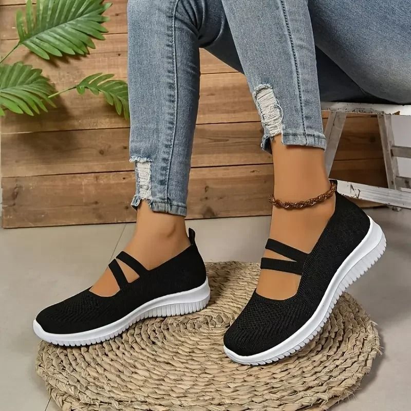 Comfortabele dames instapschoenen zoolaanzicht
