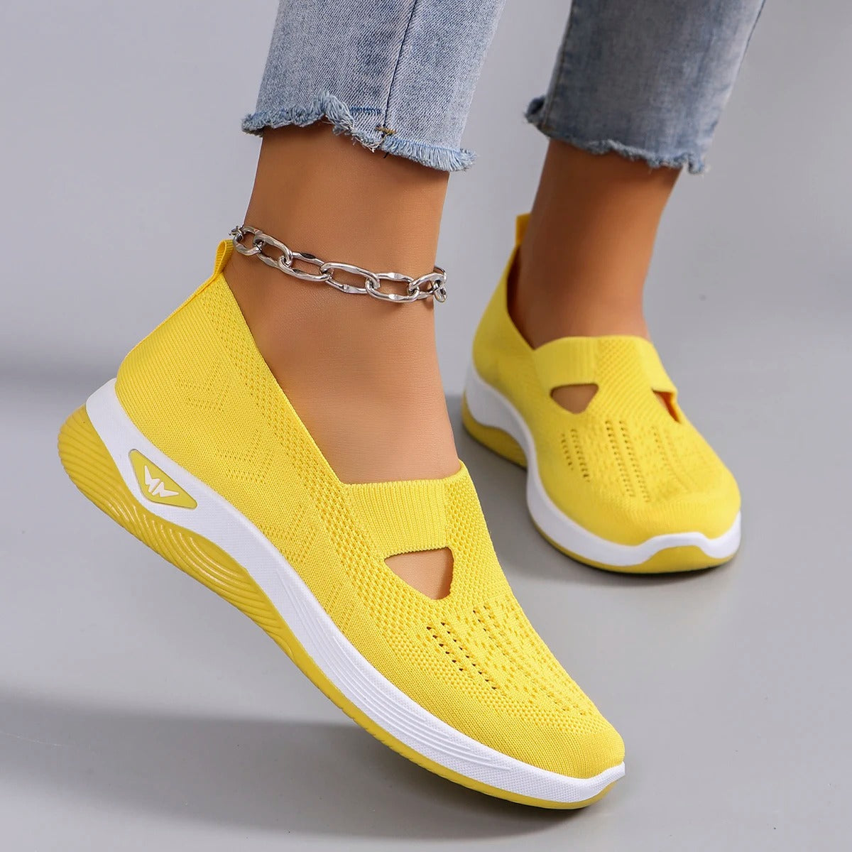 Groene Vera pantoffel dames met ergonomische gewichtsverdeling
