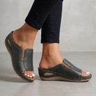 Nora slip-on sandalen beige zoolaanzicht orthopedisch comfort
