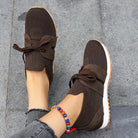 Mila orthopedische dames sneakers gebreide bovenkant flexibele pasvorm close-up