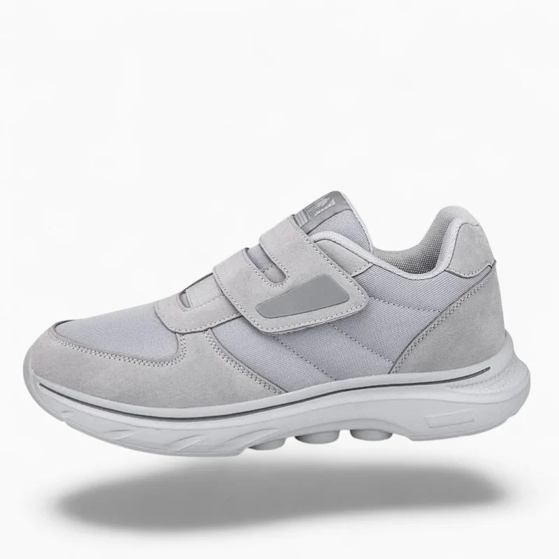Florina dames orthopedische sneaker in zwart met klittenbandsluiting