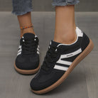 Diona bruine orthopedische sneakers dames zijaanzicht