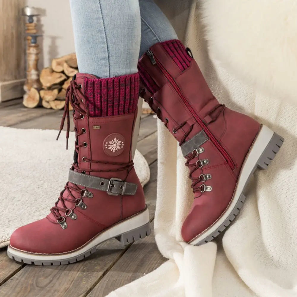 Detailopname Memory Foam voetbed Wintara orthopedische laars