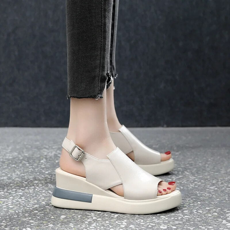 Vera orthopedische zomersandalen voor dames in zwart