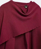 Dames wollen winterjas met elegante midi-lengte
