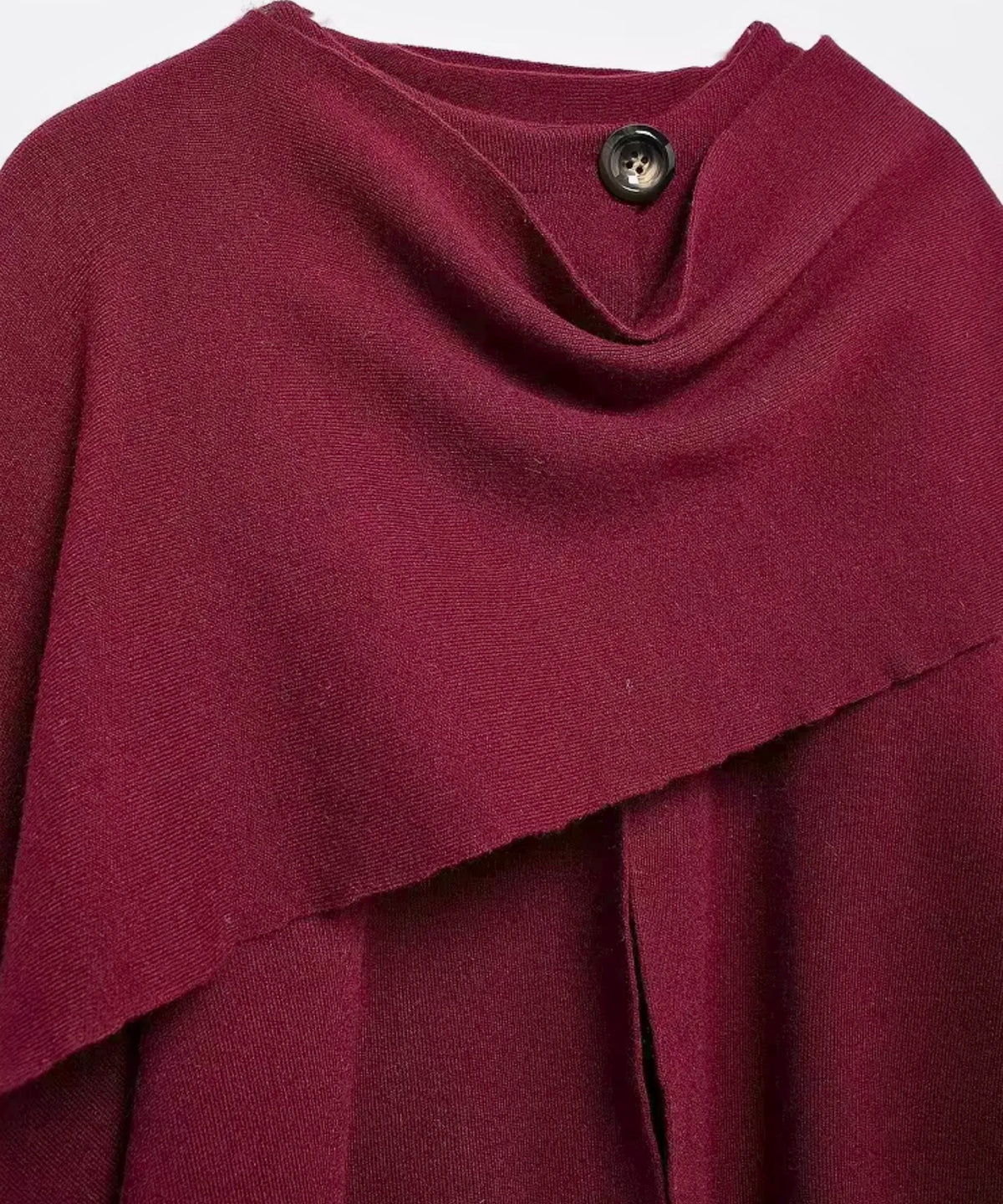 Dames wollen winterjas met elegante midi-lengte