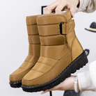 Mila winterlaarzen in khaki — comfortabel en warm voor de winter