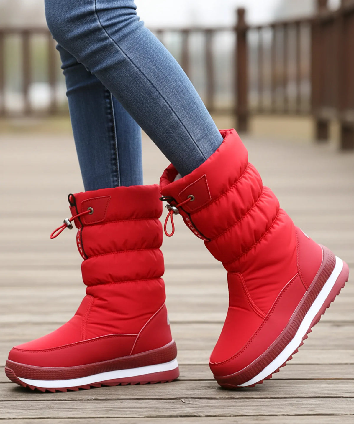 Celina dames waterproof snowboots buiten sneeuw winterweer actie