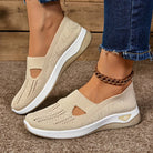 Demi sneakers in lichtgeel voor dames, overzichtsfoto