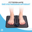Detail van NMES-elektroden op het EMS voetmassage apparaat
