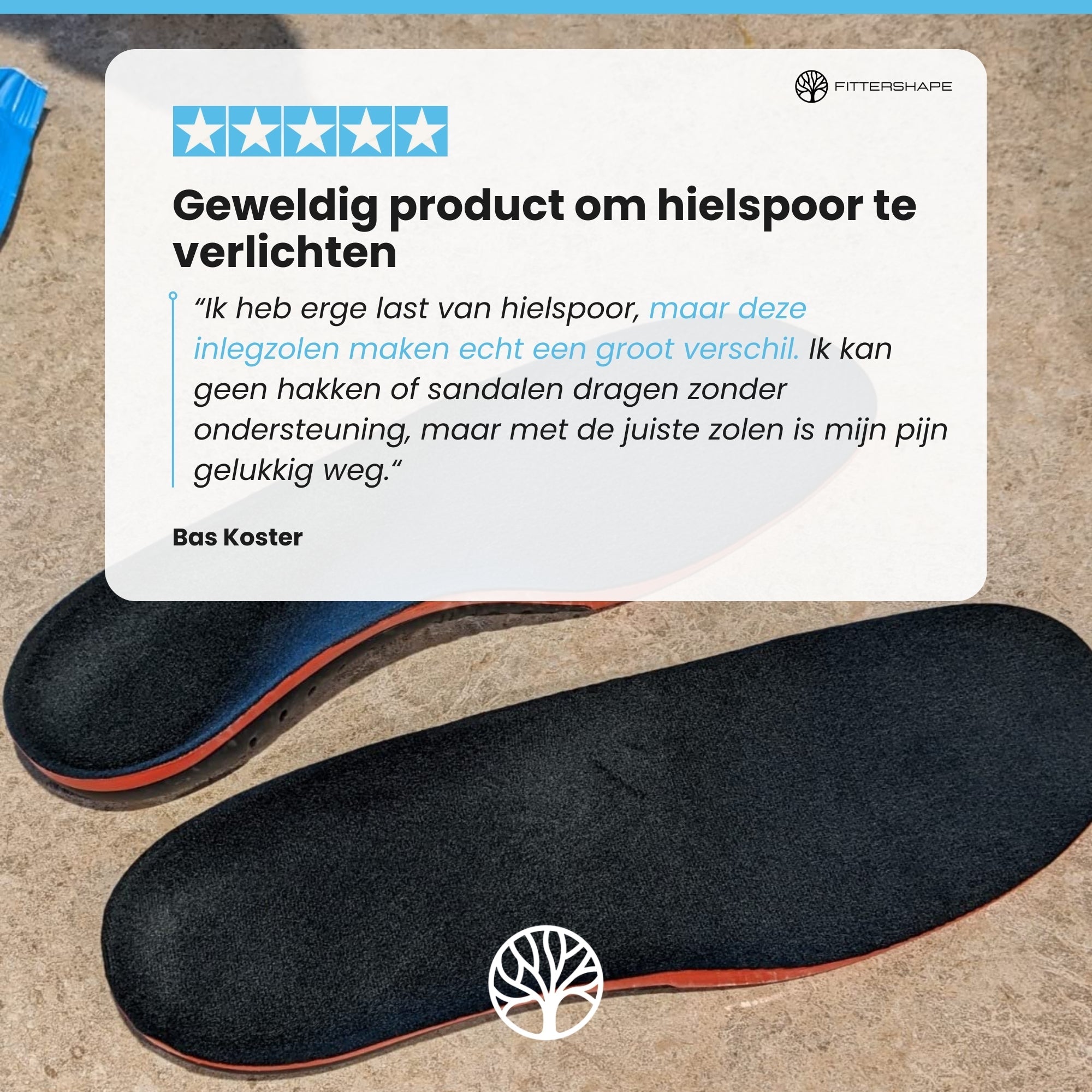 Inlegzolen voor verlichting van kniepijn en beenpijn