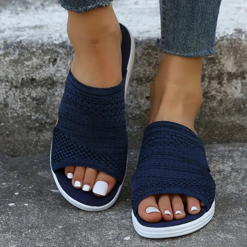 Fenna slides roze open vorm luchtig zomerdraaggevoel dames