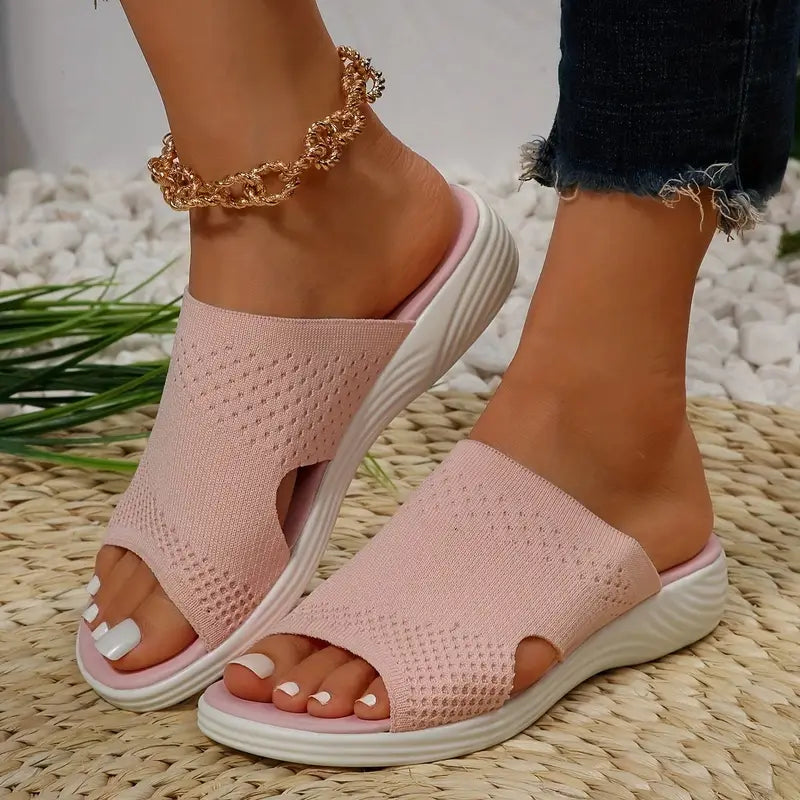 Dames slides Fenna donkergrijs veelzijdig combineerbaar zomers outfit