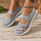 Grijze Fiona comfort sneakers voor vrouwen met zachte zool