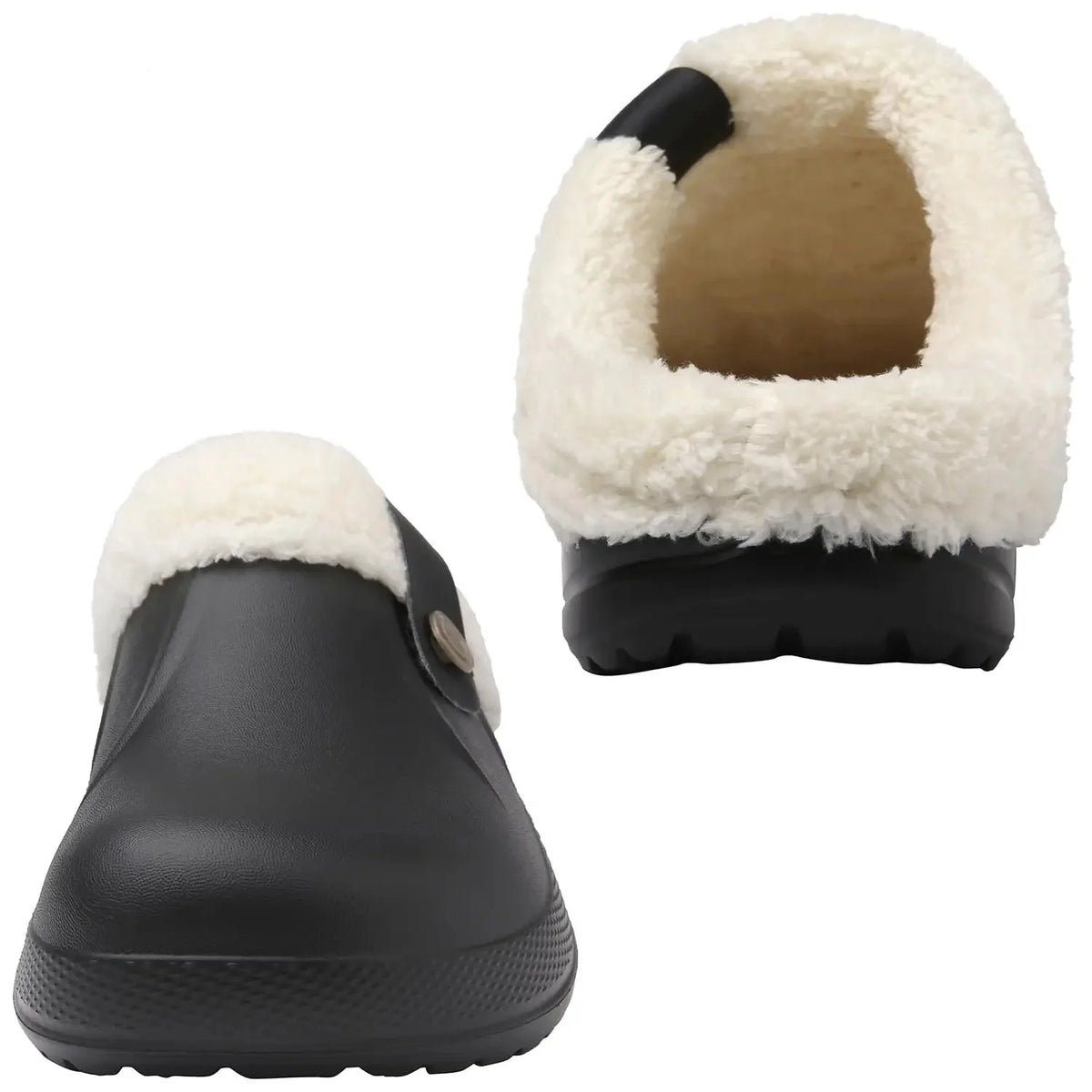 Antislip EVA-zool pantoffels onderaanzicht close-up