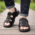 Davio heren sandalen met orthopedische massagezool en voetboogondersteuning