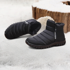 Heren winterlaarzen met breed teengedeelte en orthopedisch voetbed