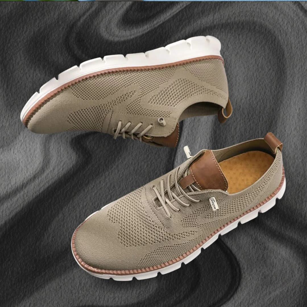 Jasper orthopedische schoenen caramel kleur bovenaanzicht