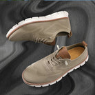 Jasper orthopedische schoenen caramel kleur bovenaanzicht