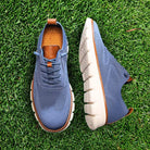 Jasper wandelschoenen blauw met orthopedische inlegzool detail