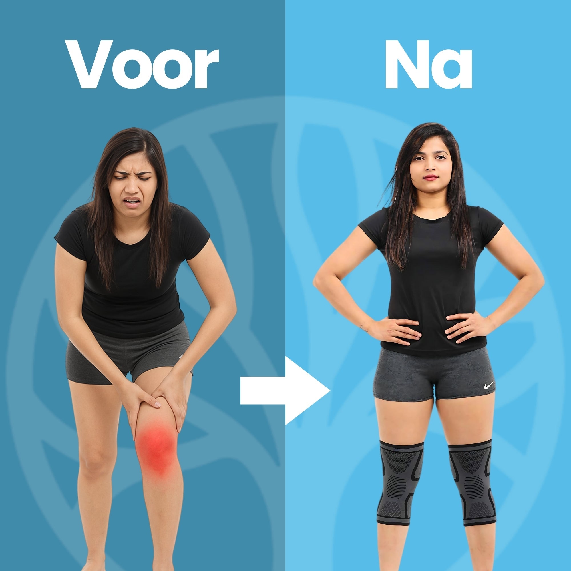 Kniebrace geschikt voor maten S tot en met 3XL