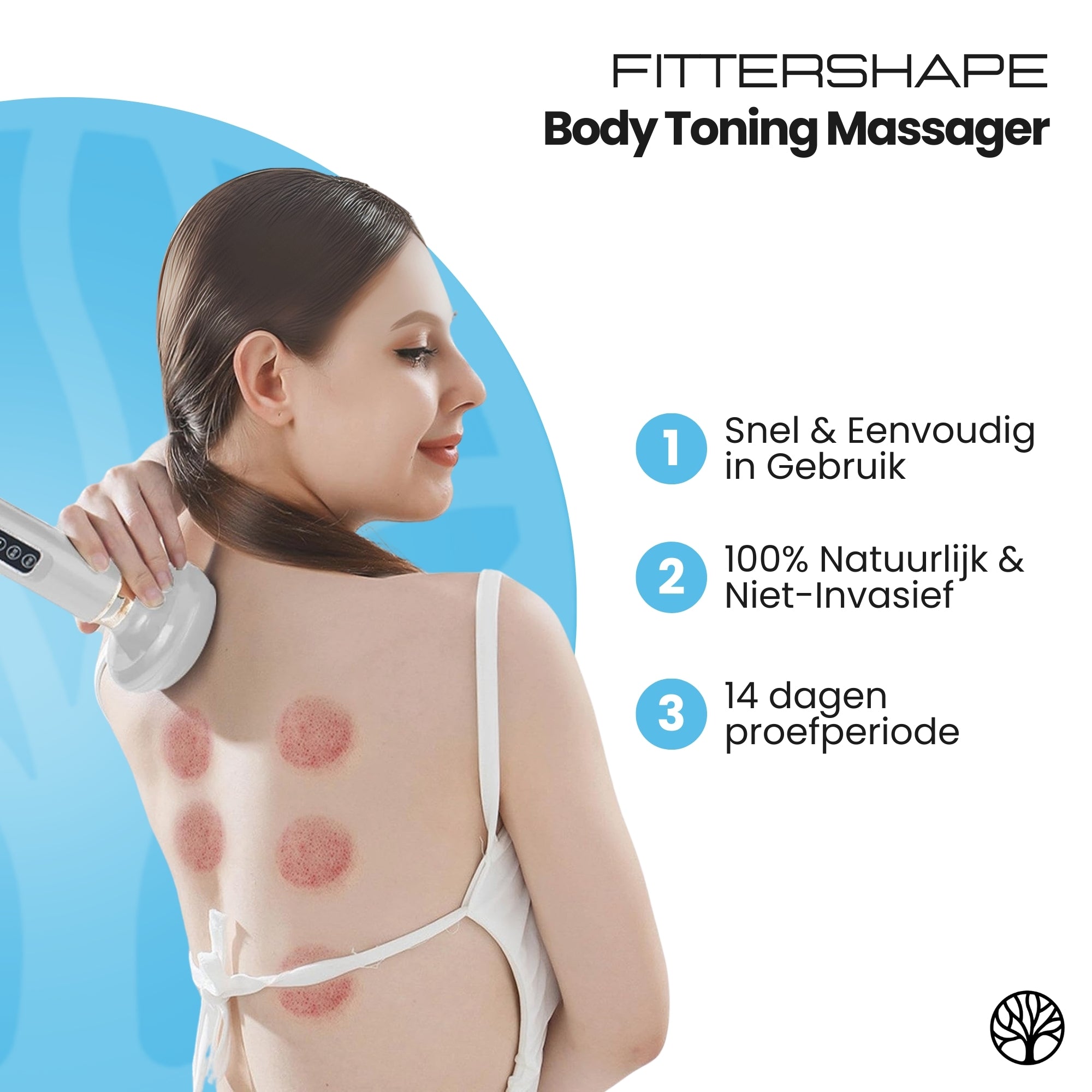 Vacuümtherapie behandeling met de Lumivo body massager