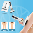 Detailopname van de vacuümkop van de Lumivo massager