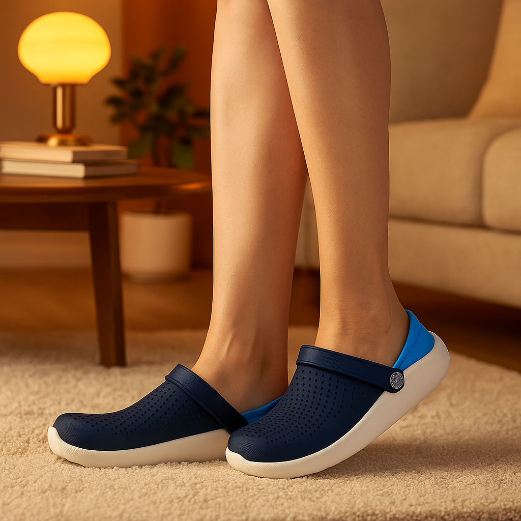 Nova orthopedische sandalen in blauw voor vrouwen met platvoeten of voetpijn