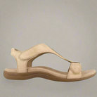 Detailopname zool orthopedische sandalen dames – duurzame constructie