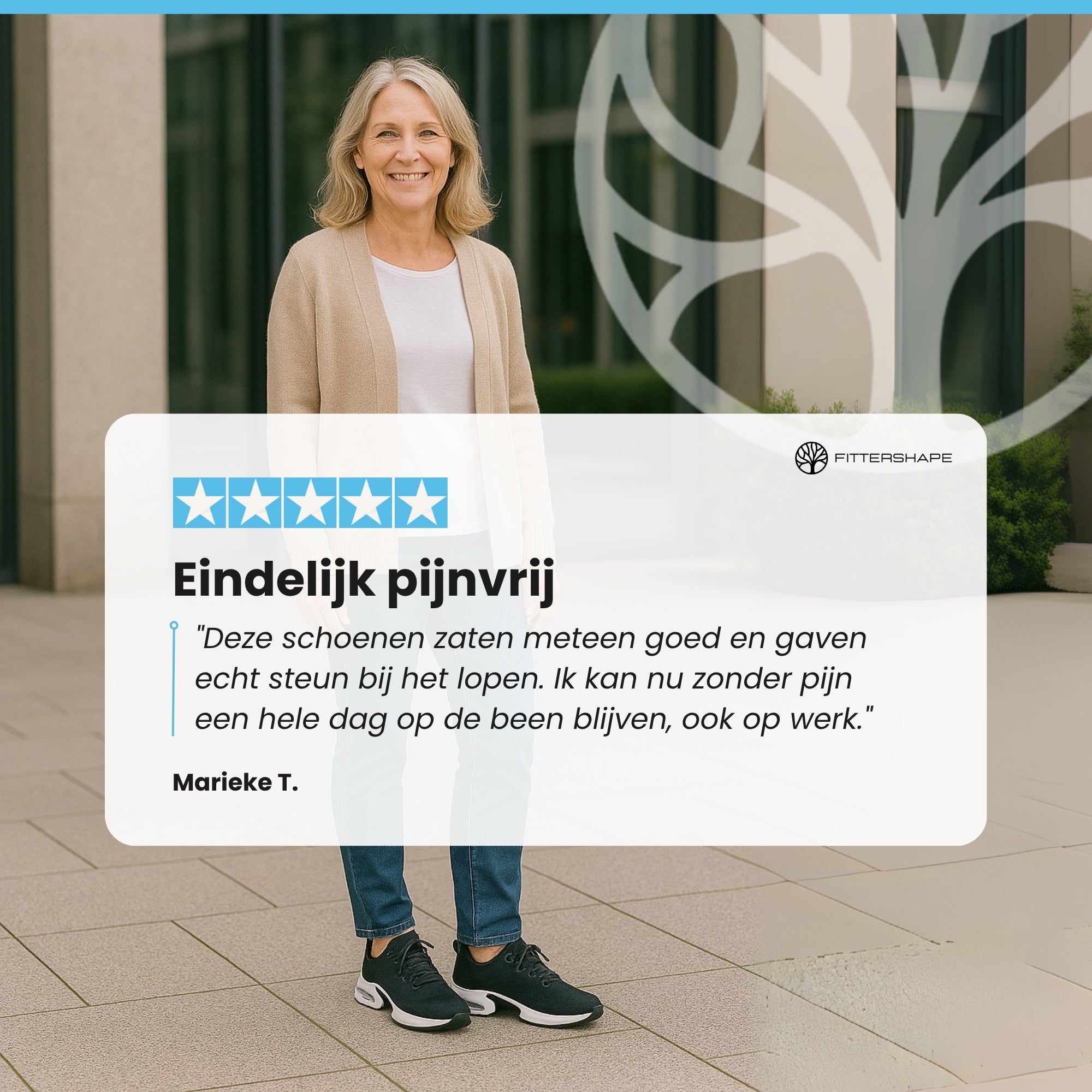 Ortiva comfort schoen zooldetail met ergonomische hielsteun