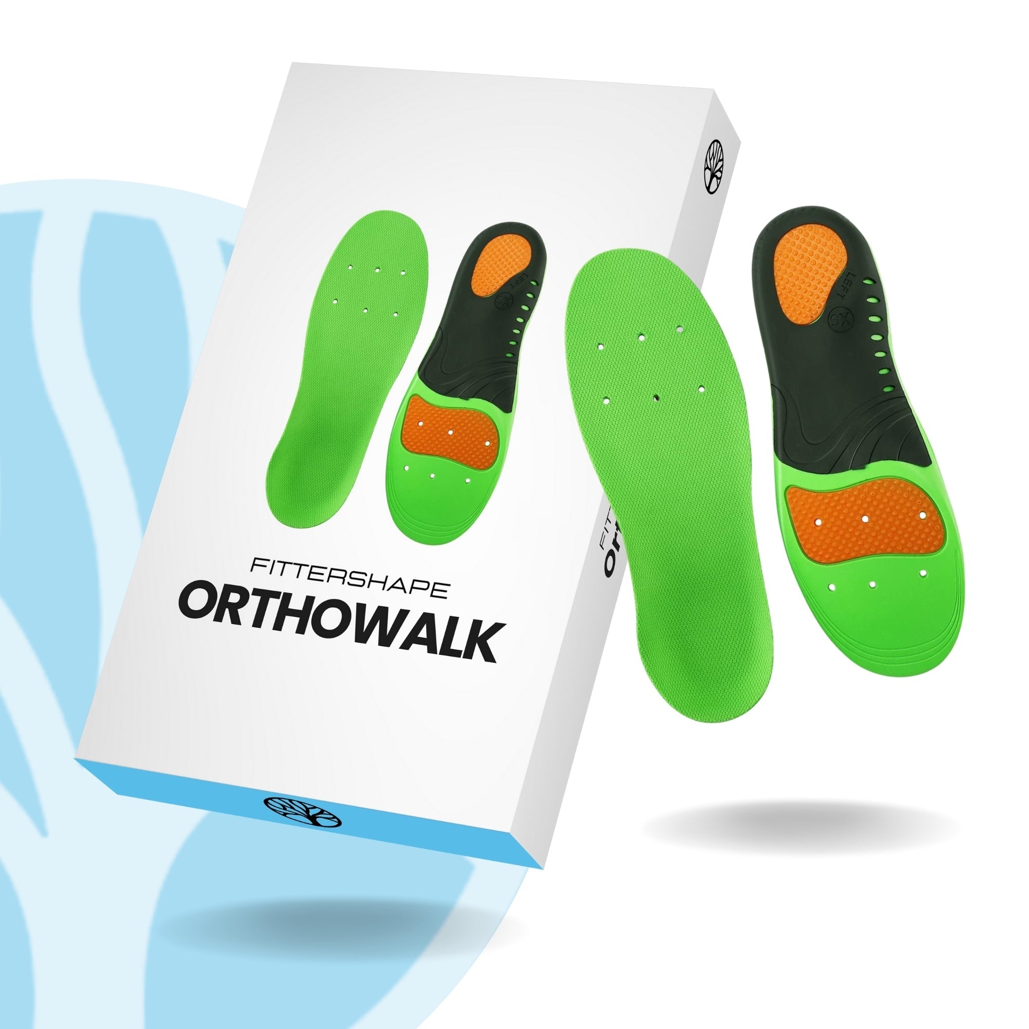 Ortivo ergonomische inlegzolen voor hielspoor en hielpijn verlichting