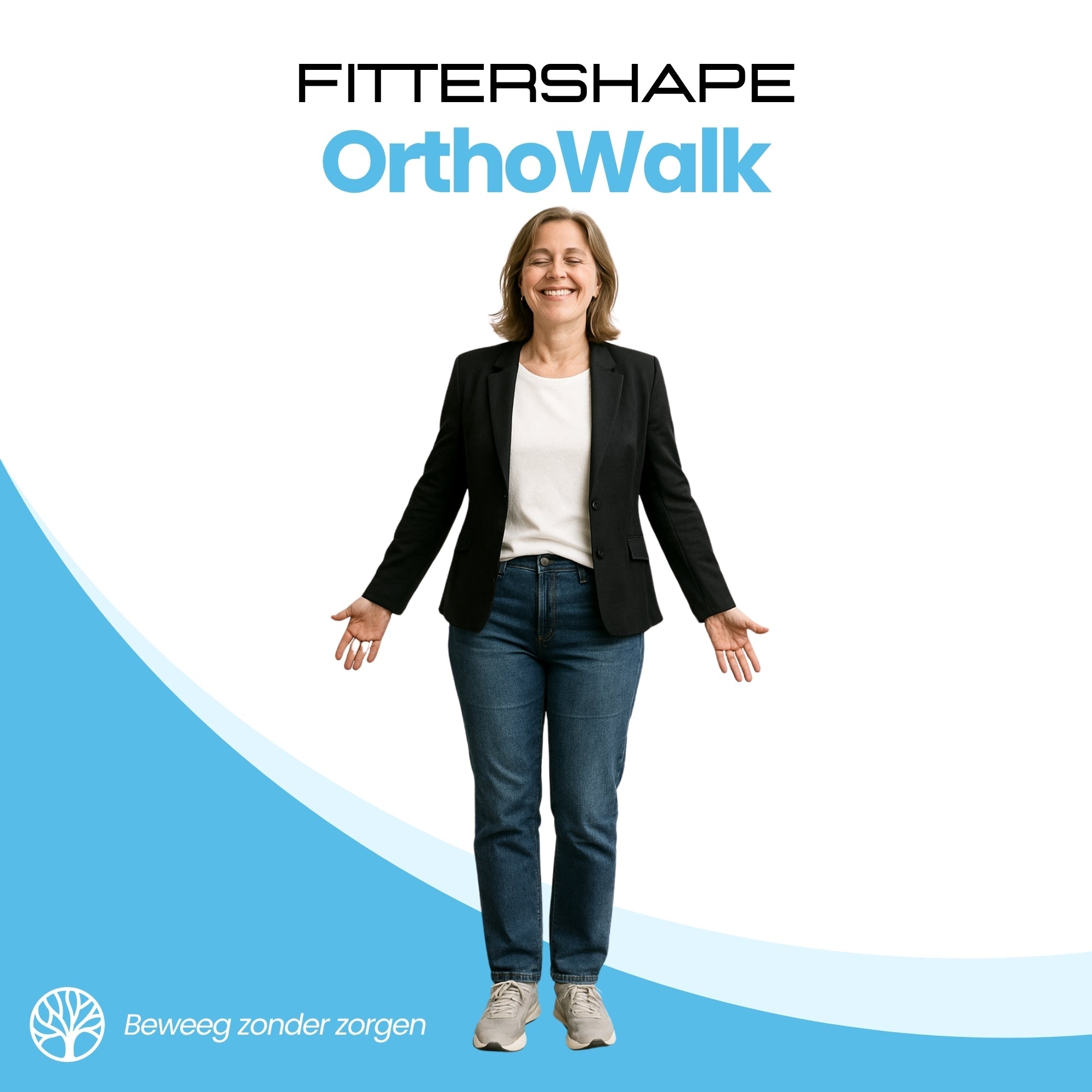 Detailopname van de ondersteuningszone van de Ortivo ergonomische inlegzool
