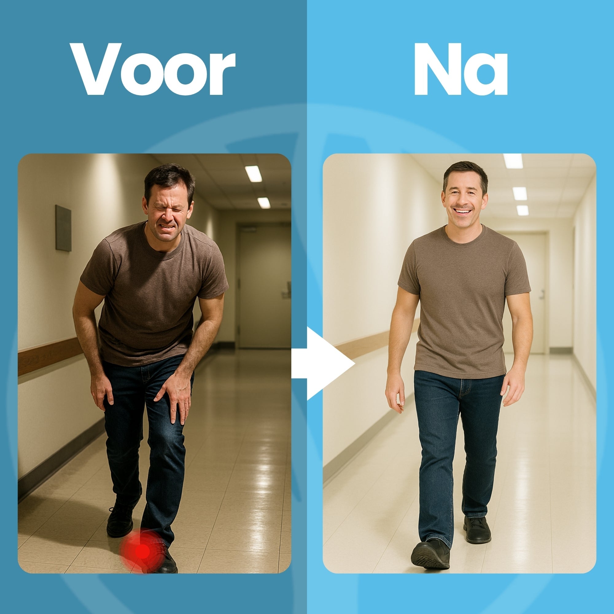 Ortivo inlegzolen voor pijnvrij bewegen bij voetpijn en kniepijn