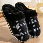 Relax unisex pantoffels grijs gedragen binnenshuis