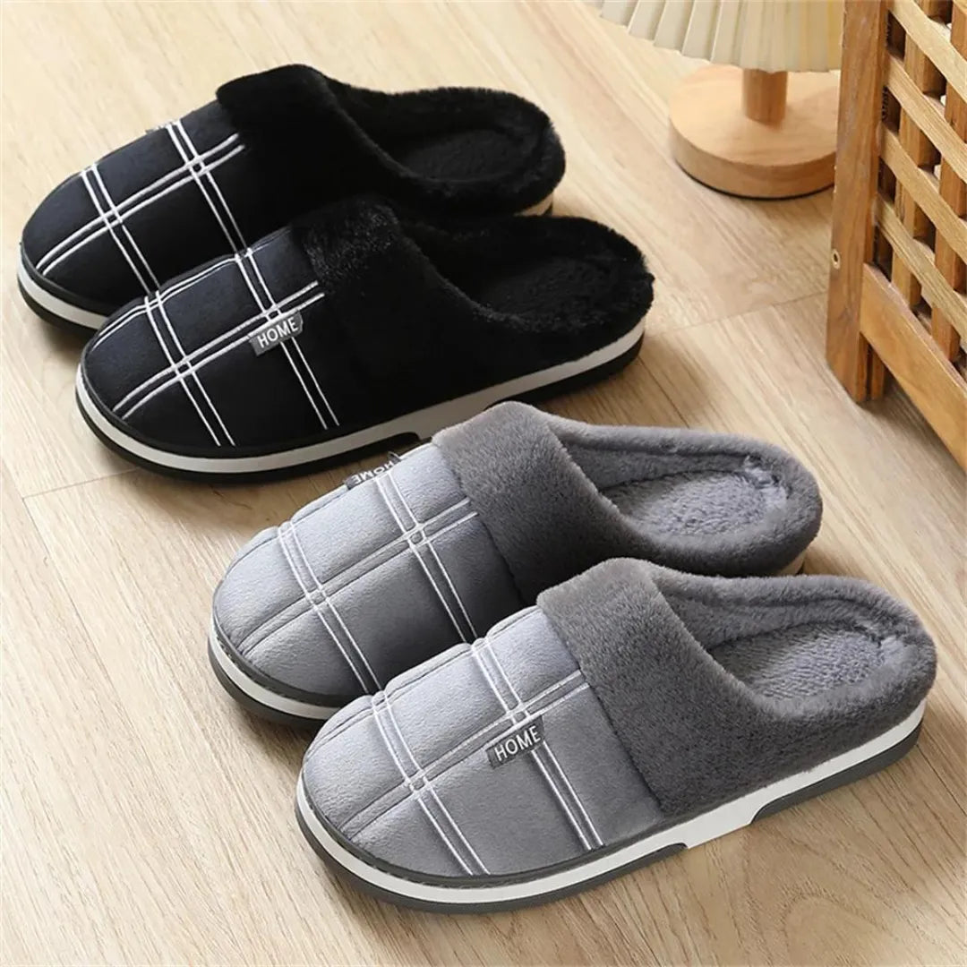 Maatoverzicht Relax pluche pantoffels EU maten 35 tot 46