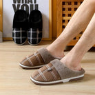 Relax pantoffels grijs gecushte zool comfortabel binnenshuis