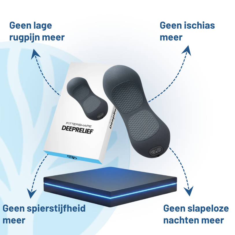 Relivo spinale tractie apparaat in gebruik, zijaanzicht