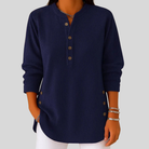 Klassieke ronde hals pullover dames wit veelzijdig draagbaar casual