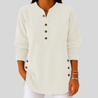 Gerибde dames pullover SERAPHINA™ zwart comfortabele pasvorm alledaagse stijl